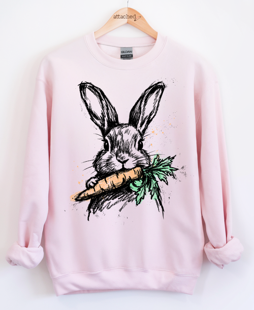 Bunny Sketch Graphic Top