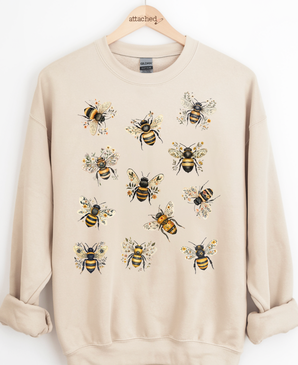 Vintage Bees Graphic Top