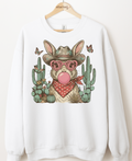 Western Bubble Bunny Graphic Top