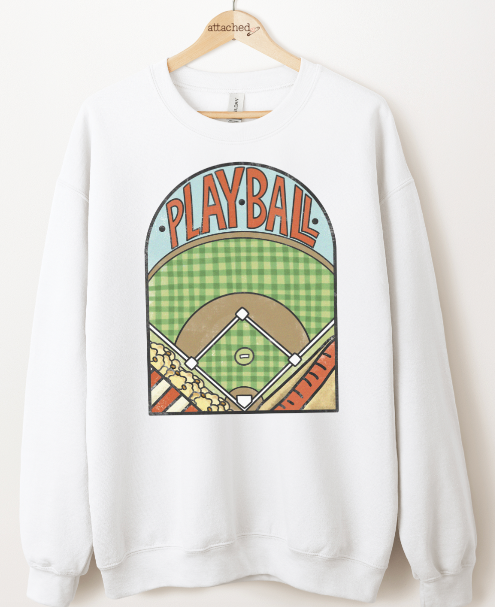 Play Ball Field Graphic Top