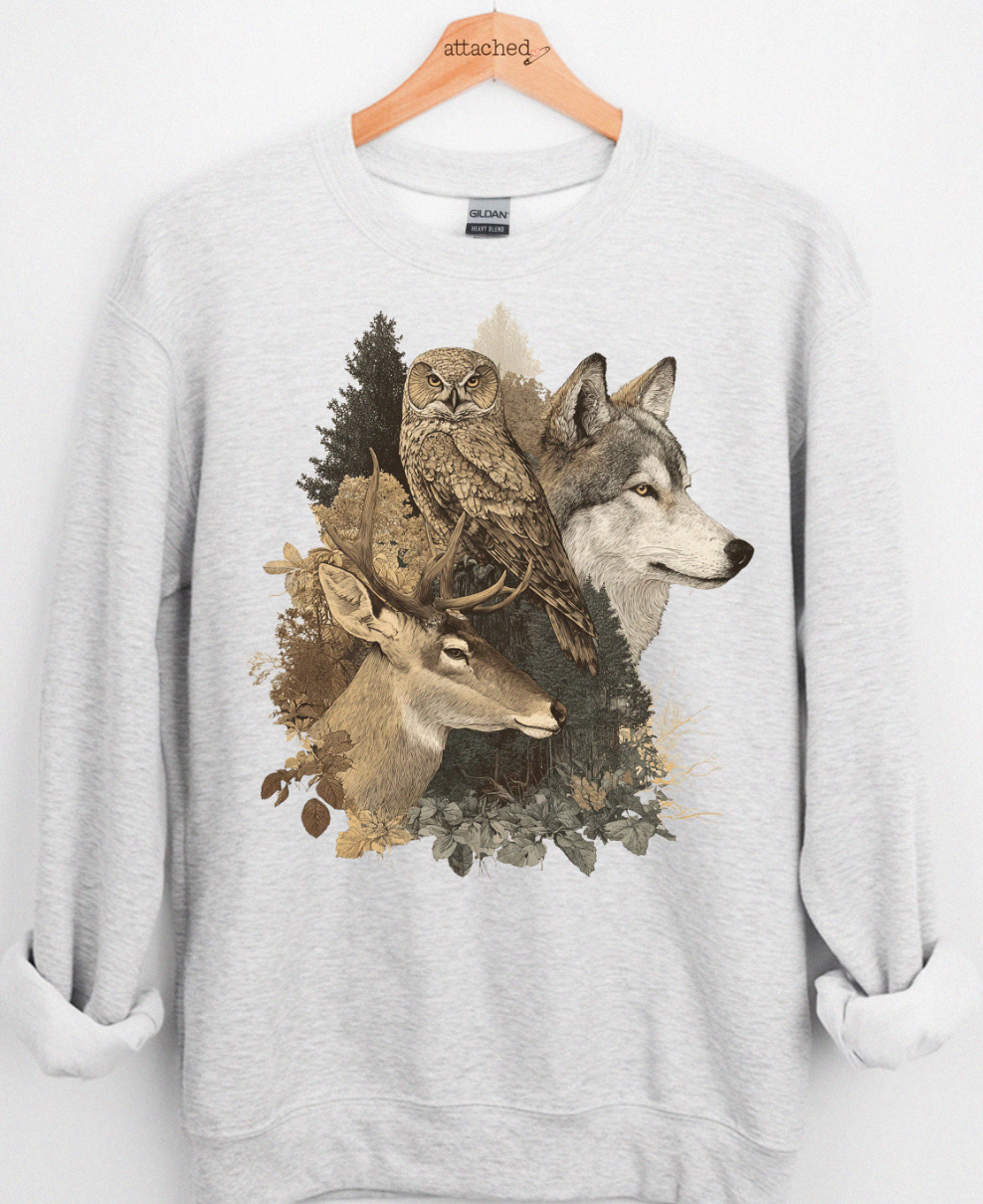 Animal Nature Scene Graphic Top