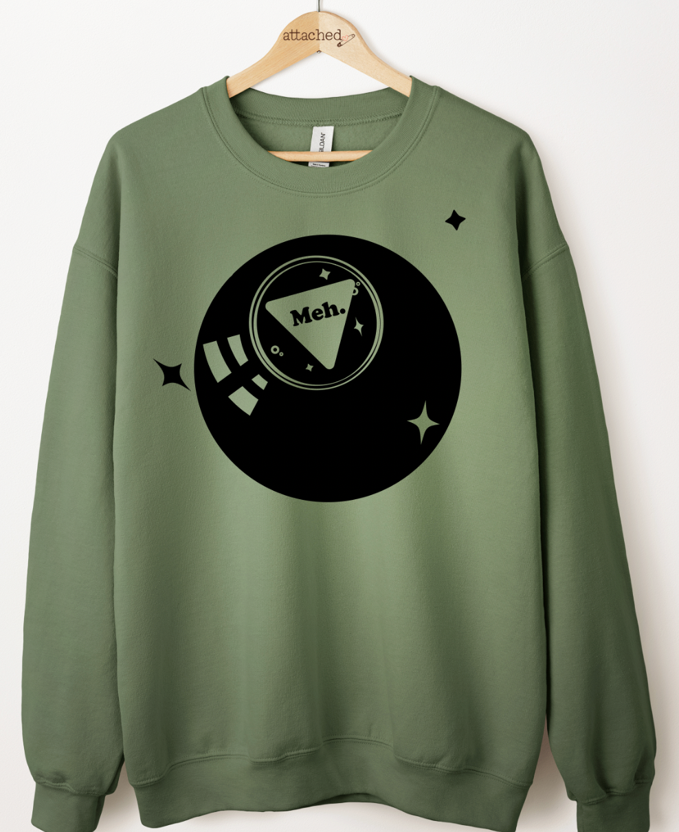 Meh 8 Ball Graphic Top