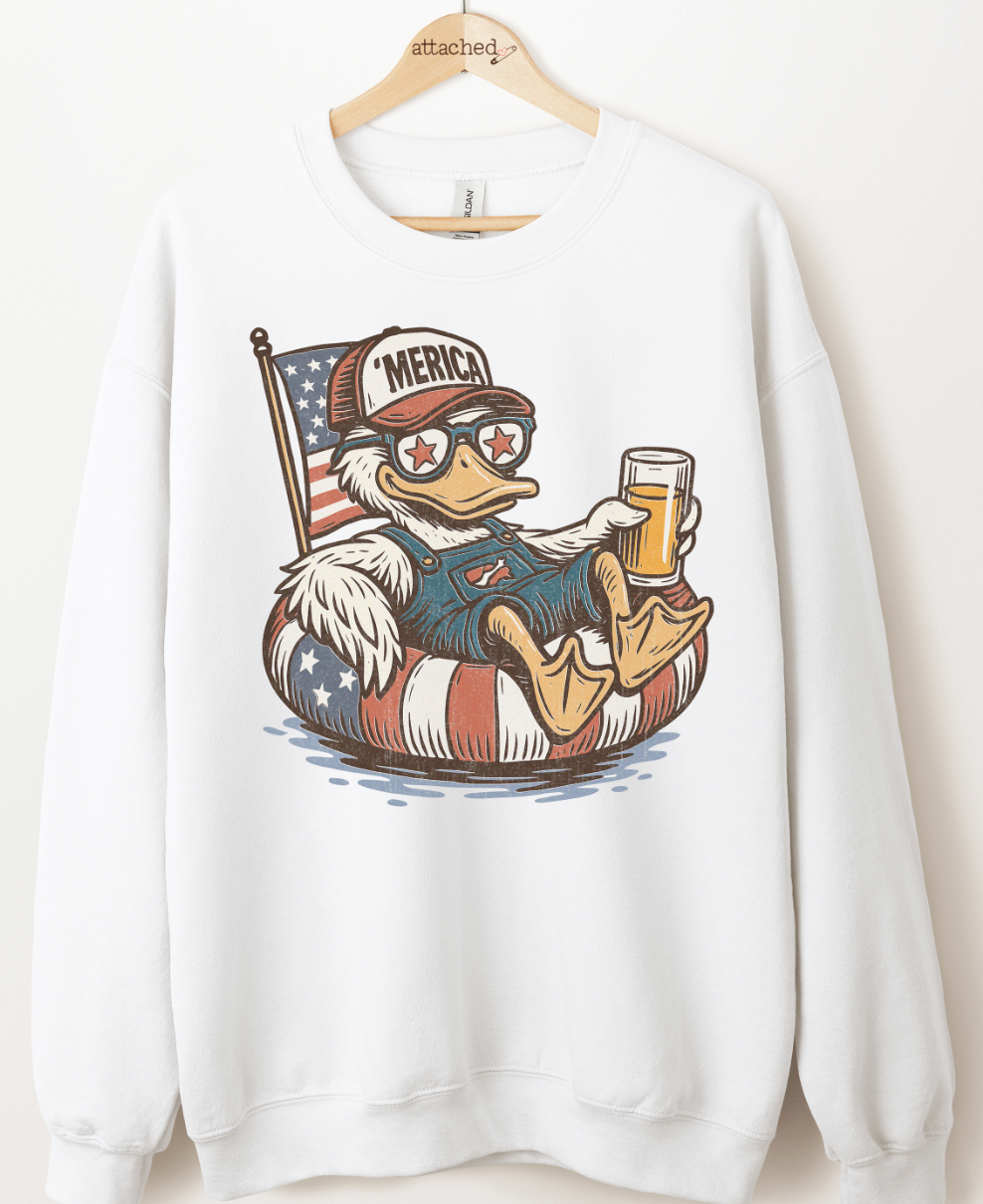 'Merica Duck Graphic Top