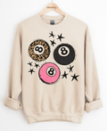 Star 8 Balls Graphic Top