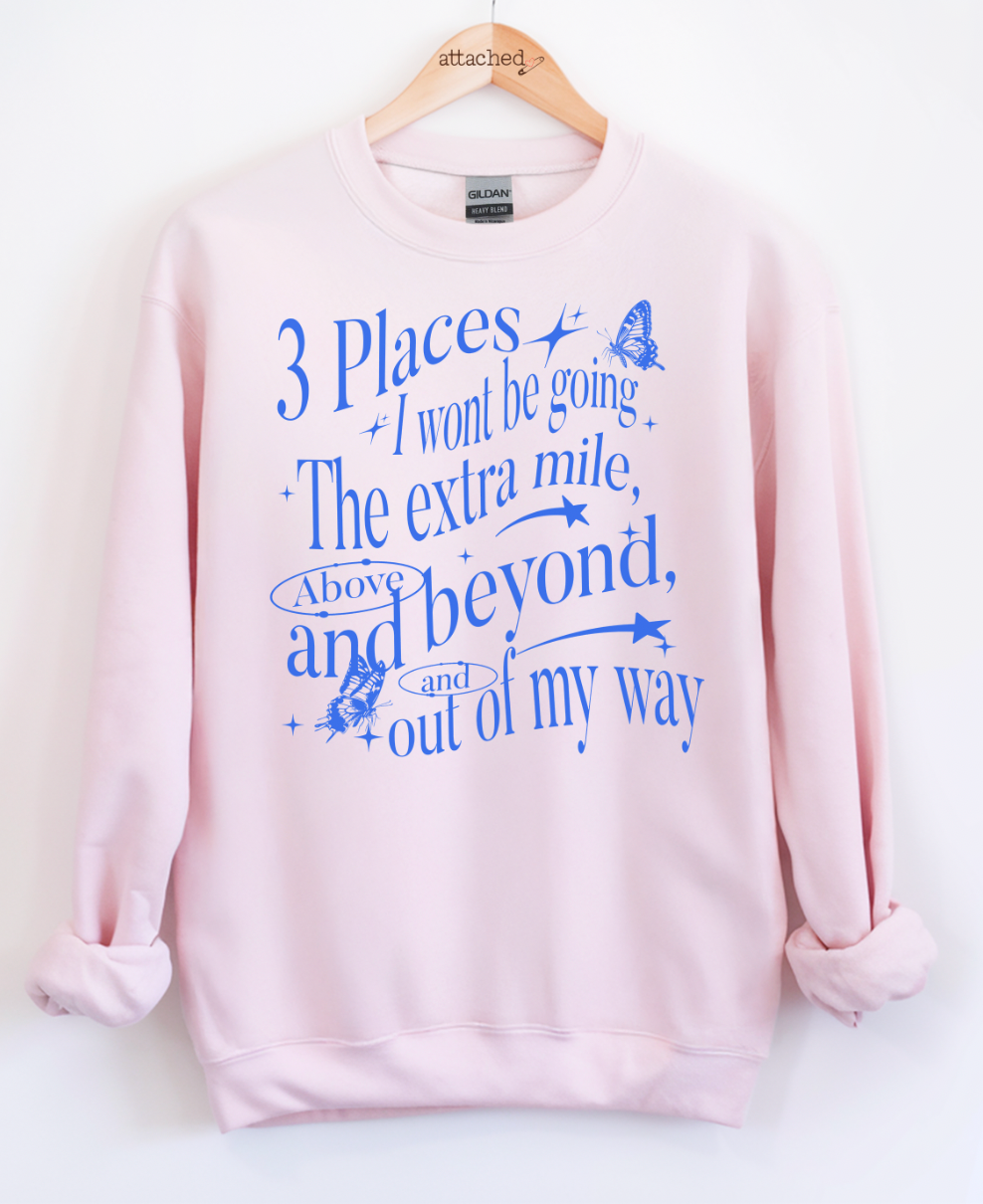 Places I Won't Be Going Graphic Top