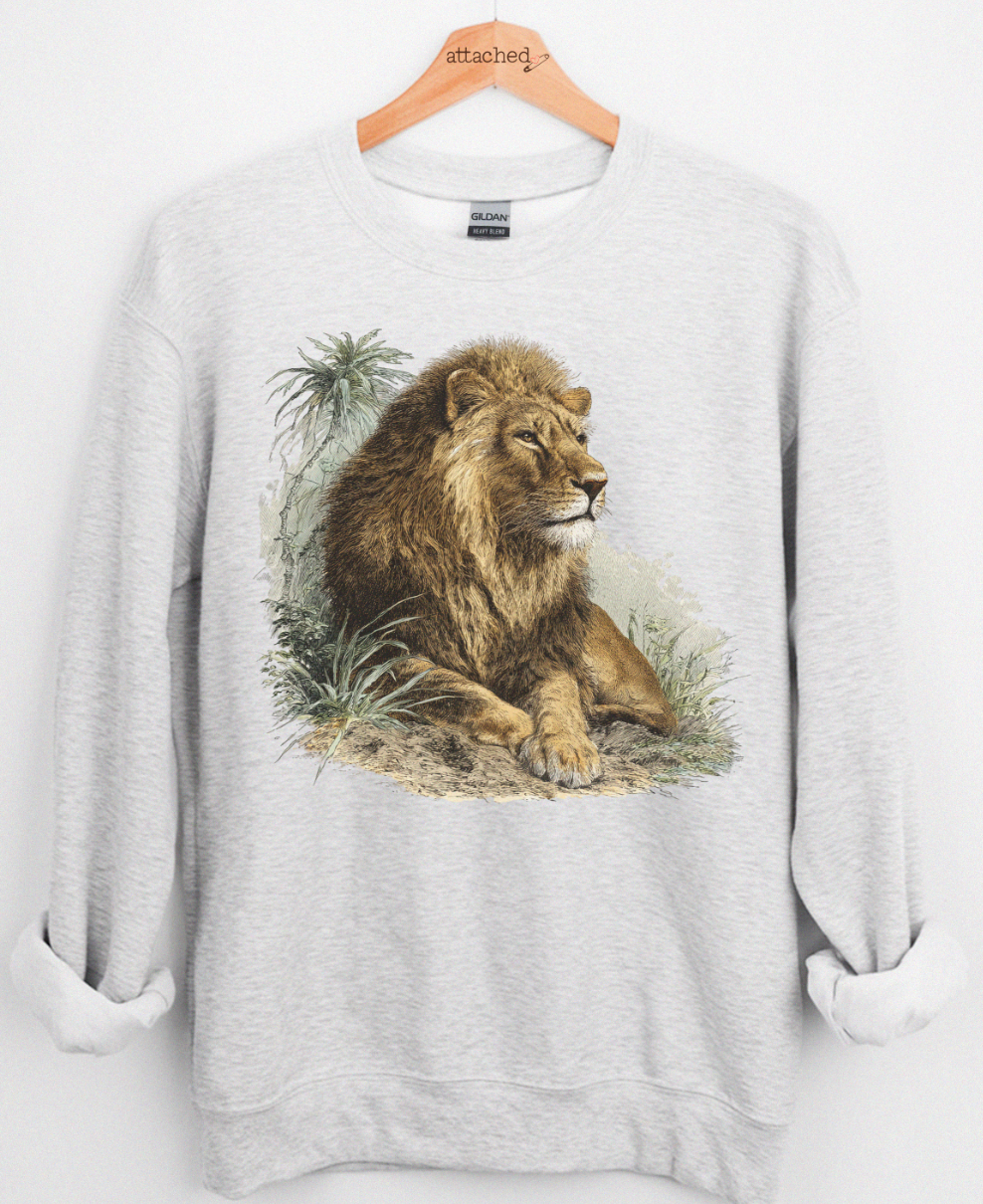 Real Lion Graphic Top