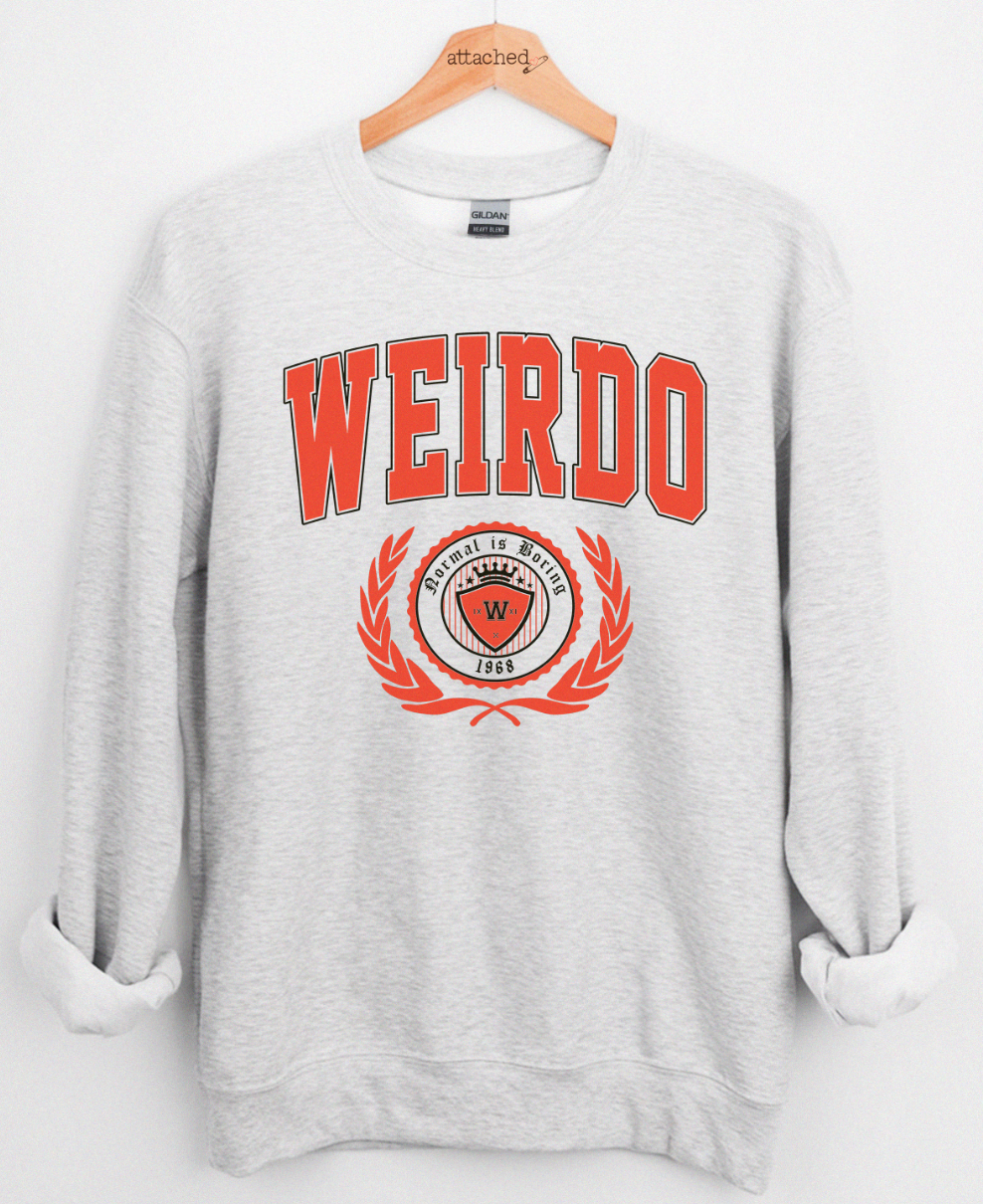 Weirdo Varsity Graphic Top