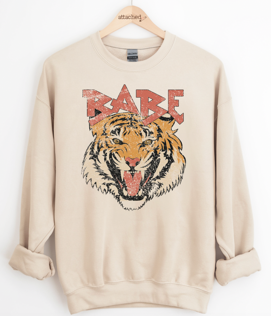Babe Tiger Graphic Top