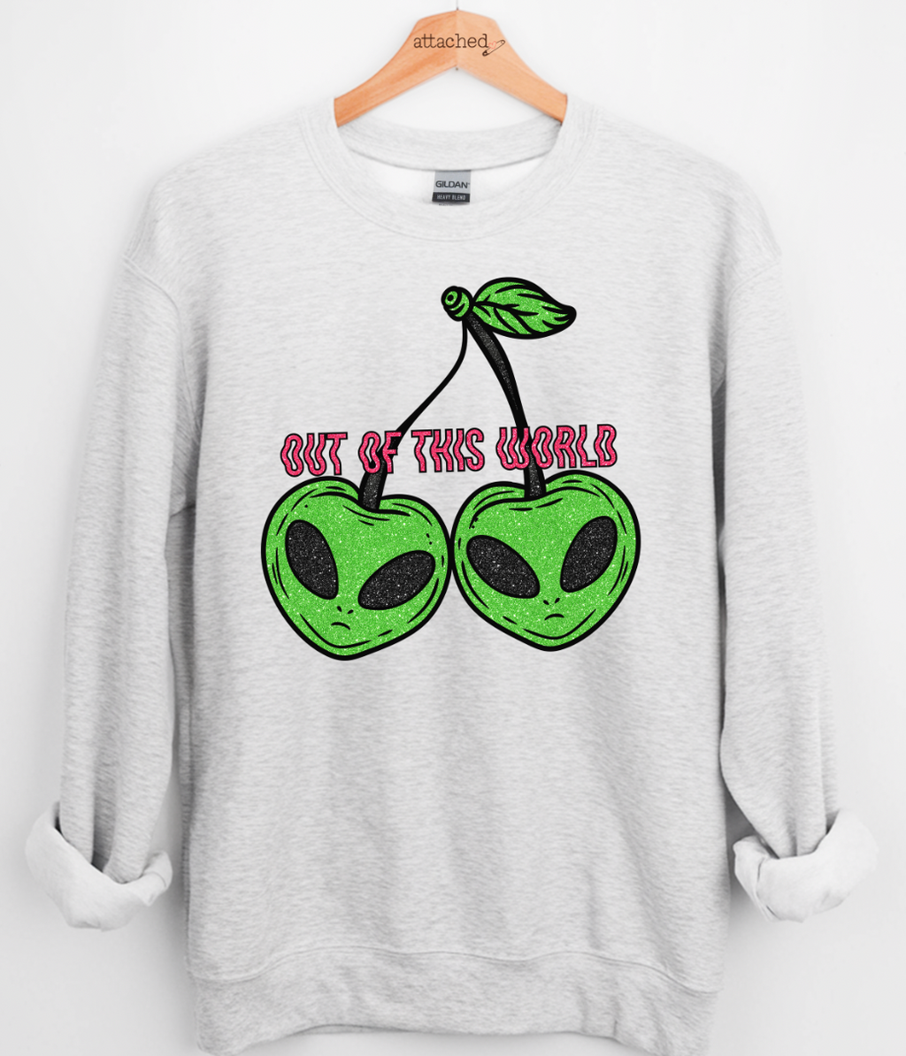 Alien Cherries Graphic Top