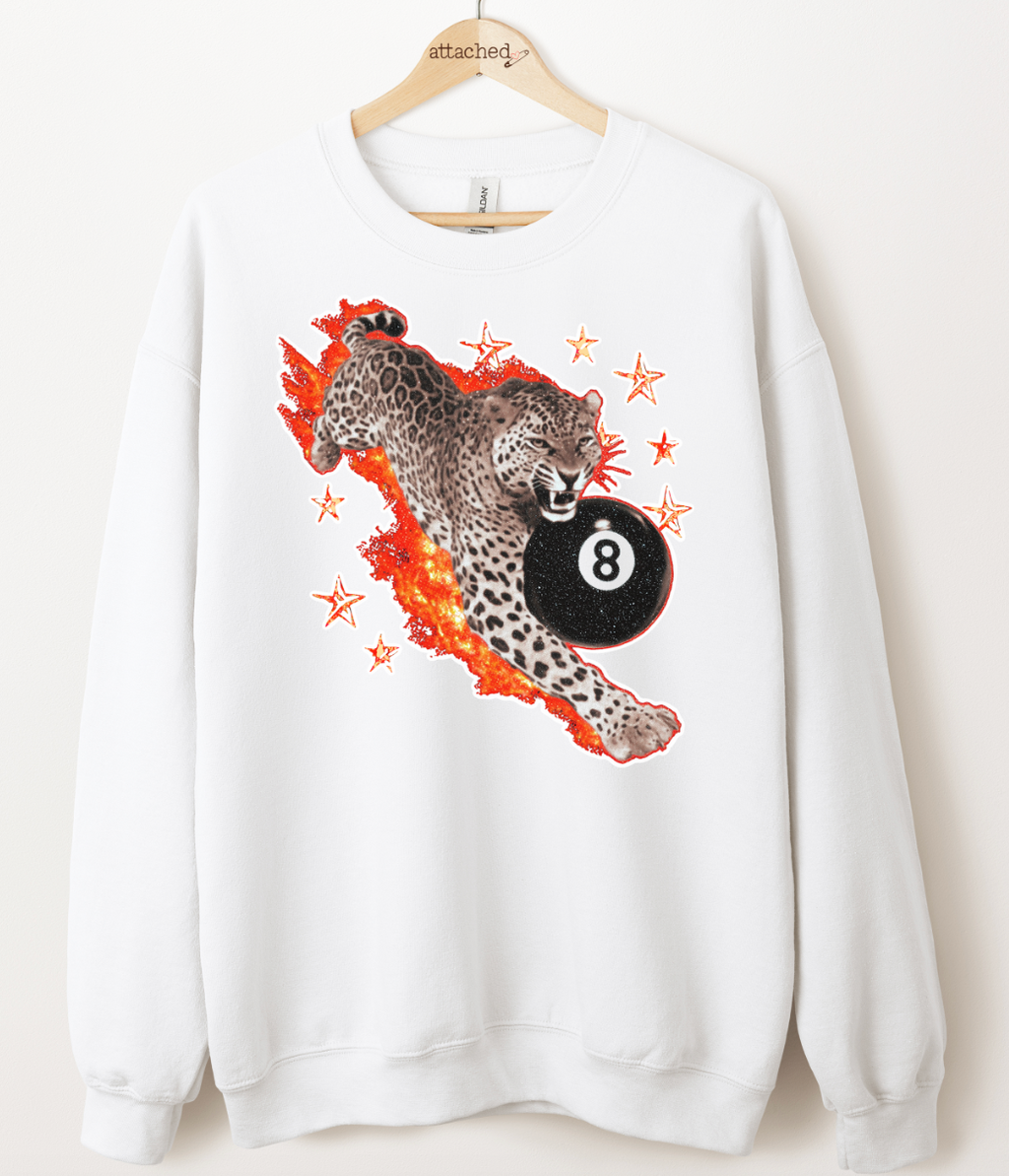 Fire Leopard Graphic Top