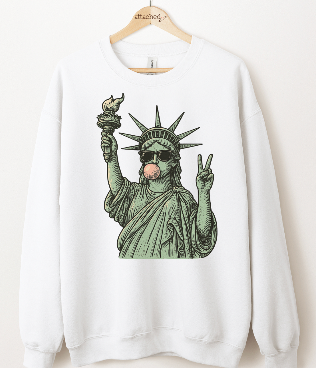 Bubble Liberty Graphic Top