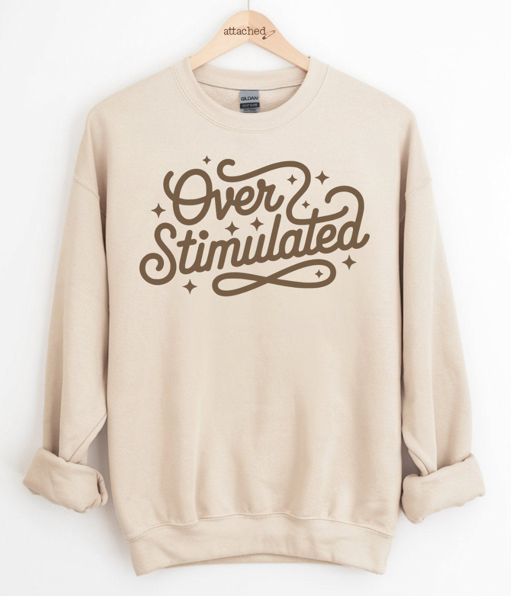 Overstimulated Color On Color Graphic Top