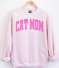 Cat Mom Color On Color Graphic Top