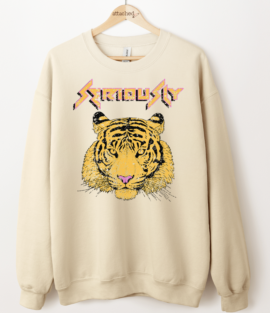 Seriously Tiger Graphic Top