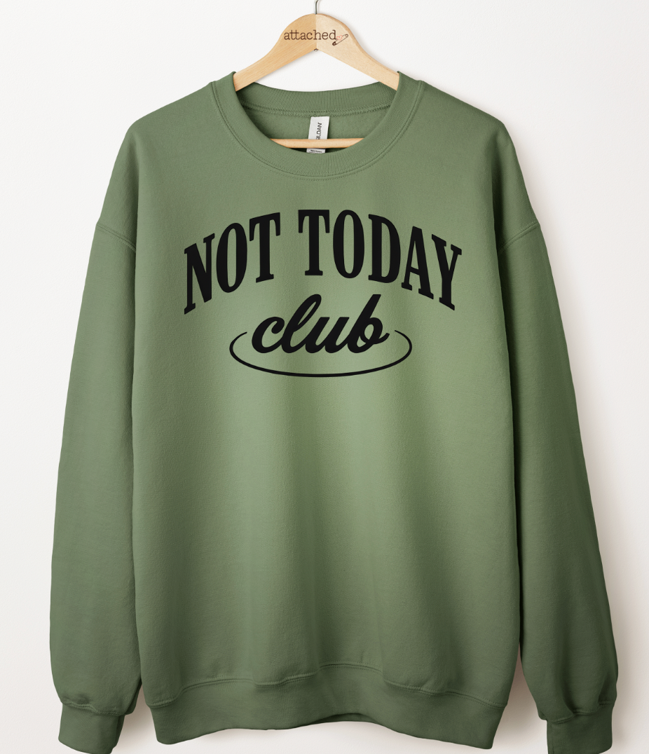 Not Today Club Graphic Top
