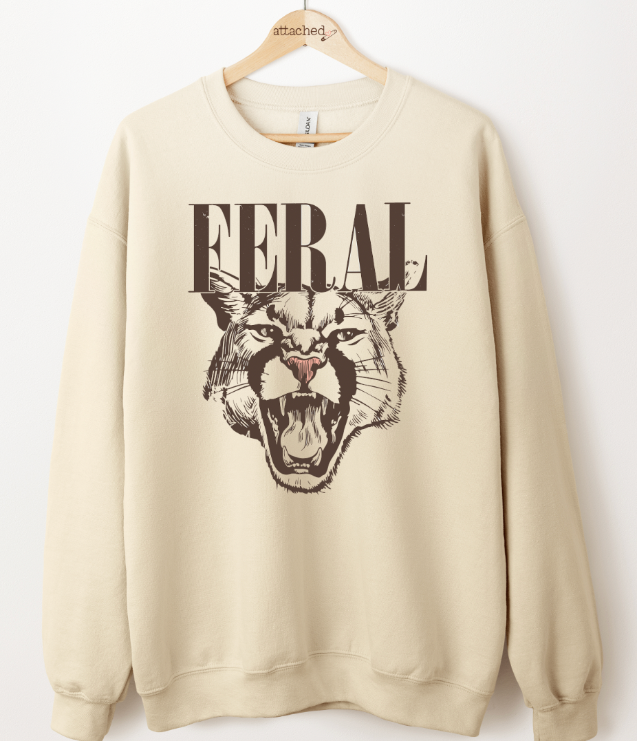 Feral Wildcat Graphic Top