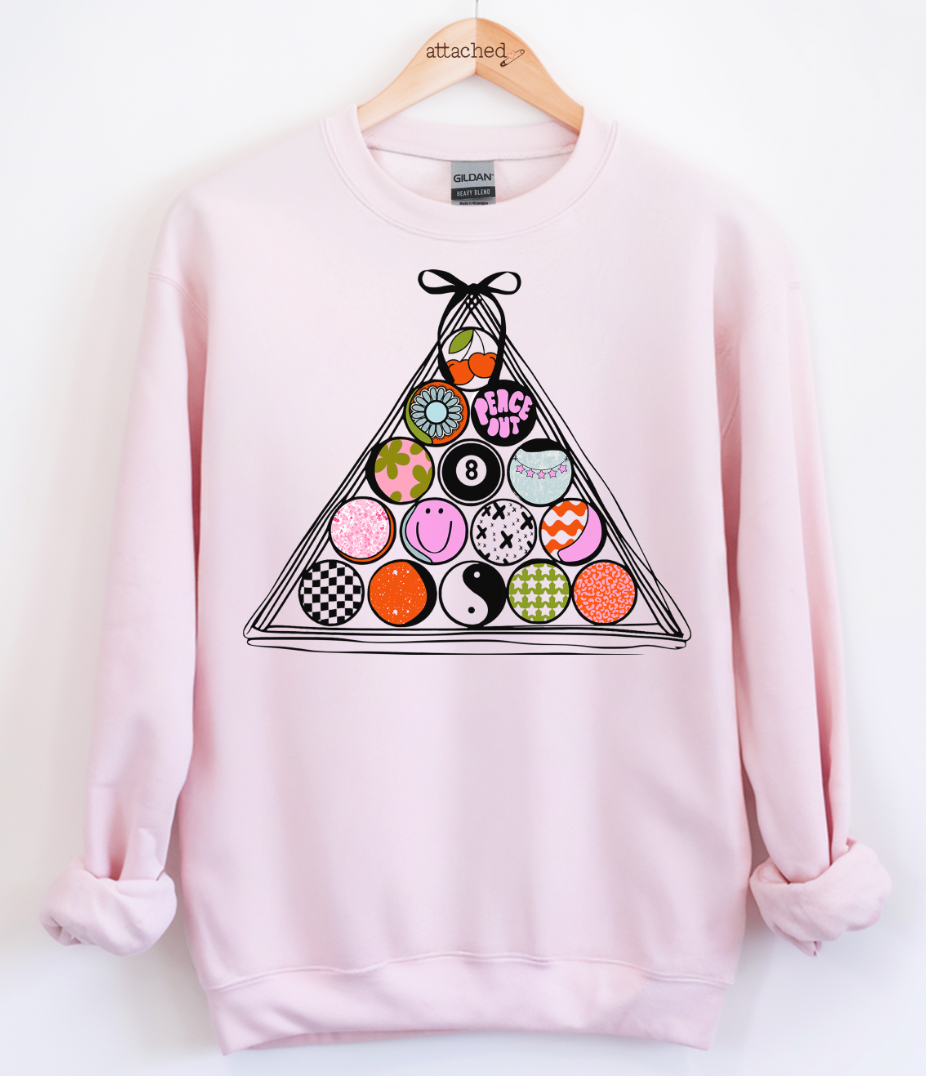 Trendy Billards Graphic Top