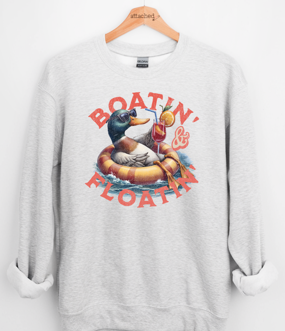 Boatin' & Floatin' Duck Graphic Top