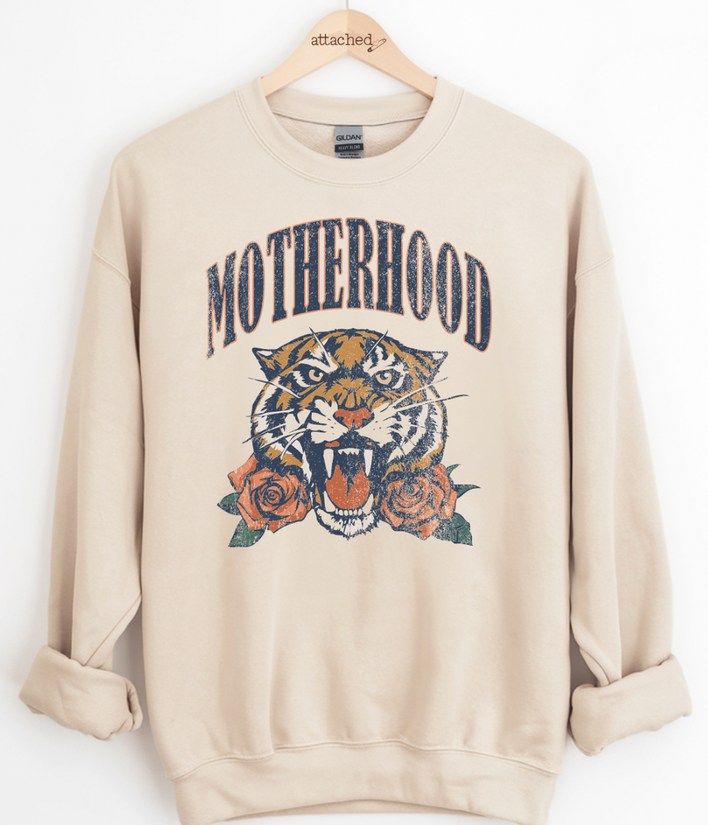 Motherhood Tiger Graphic Top