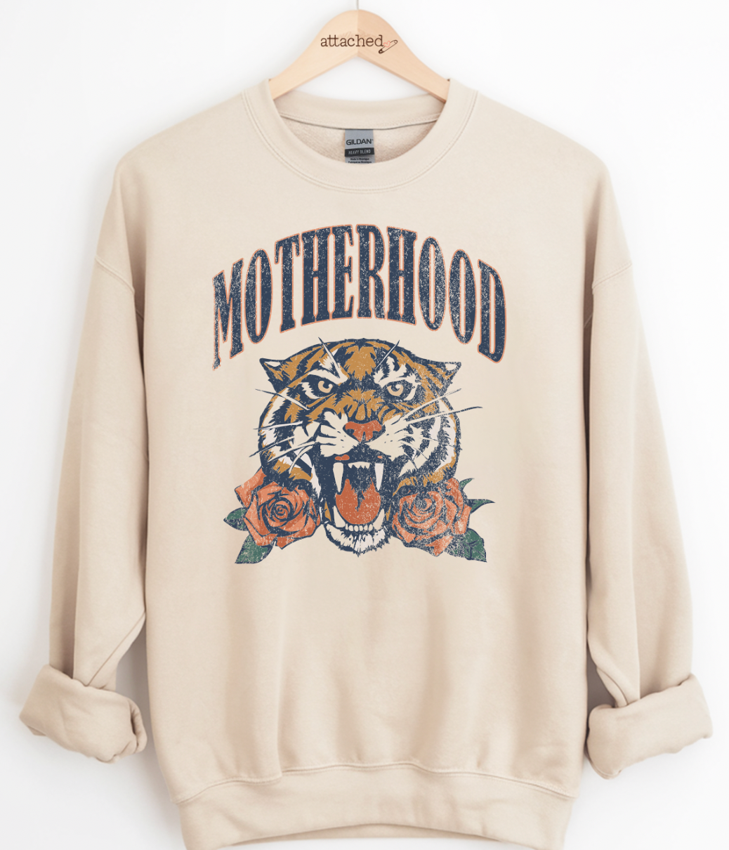 Motherhood Tiger Graphic Top