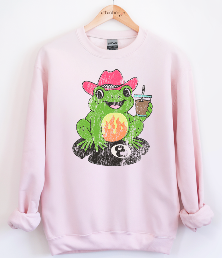 Trendy Frog Graphic Top