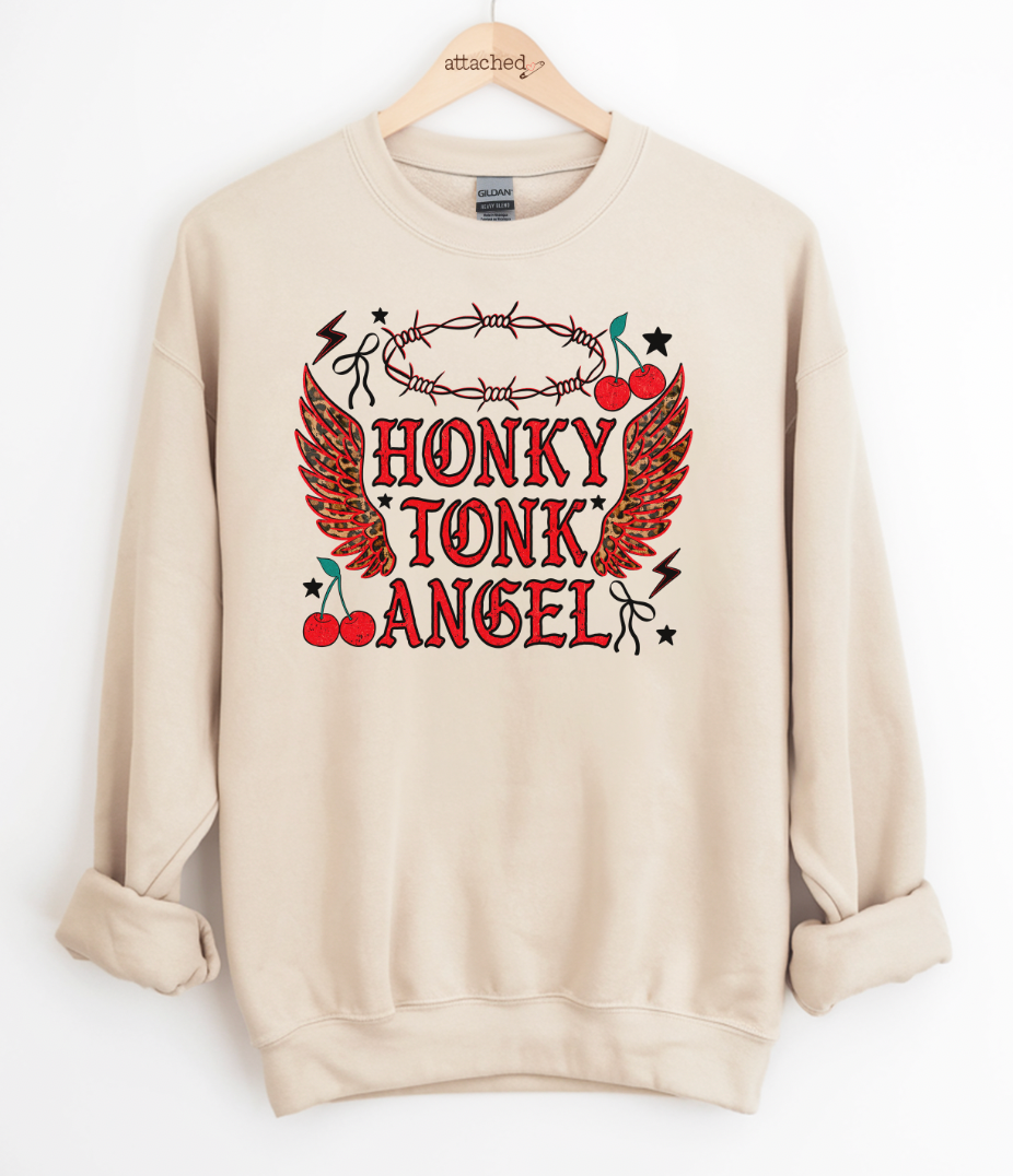 Honky Tonk Angel Graphic Top