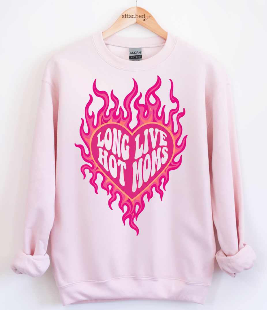 Long Live Hot Moms Graphic Top