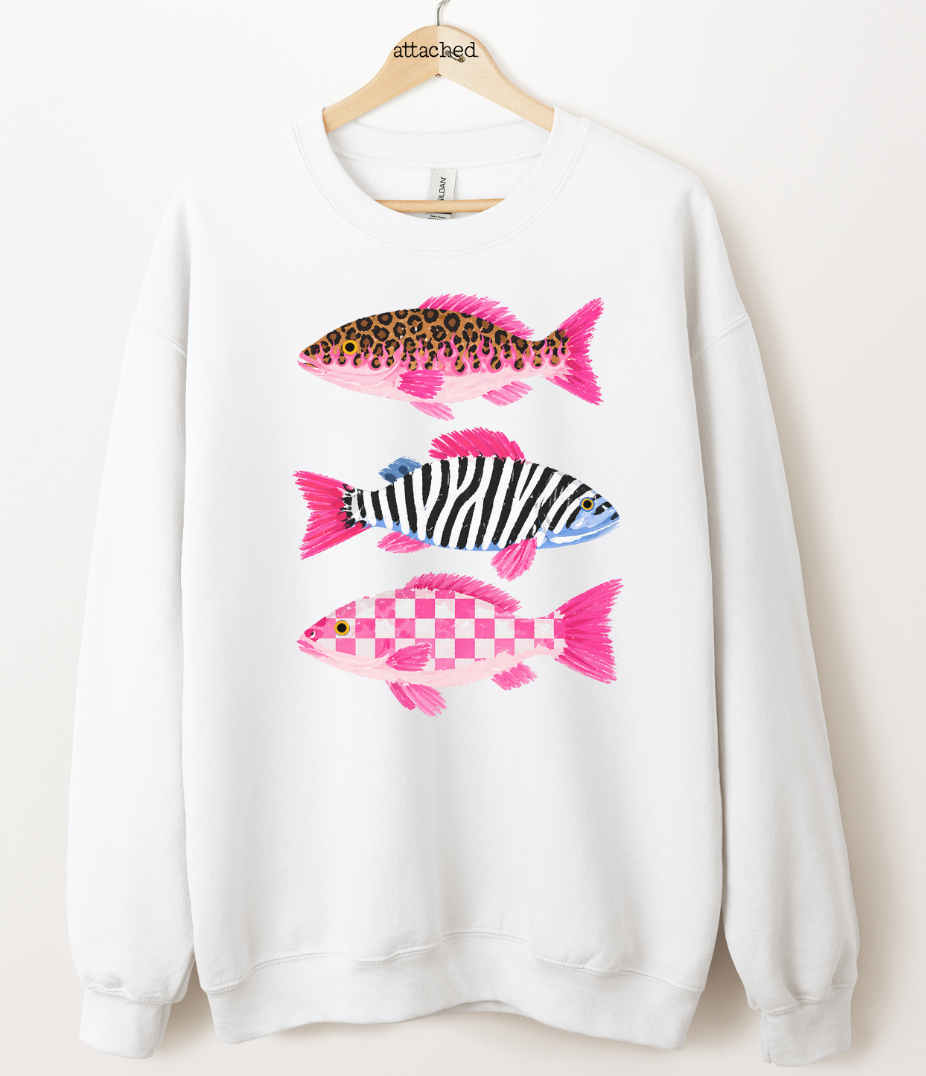Trendy Fish Graphic Top
