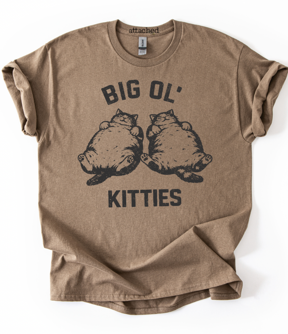 Big Ol' Kitties Graphic Top