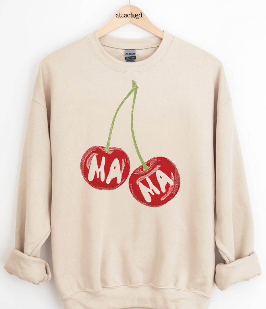Mama Cherries Graphic Top