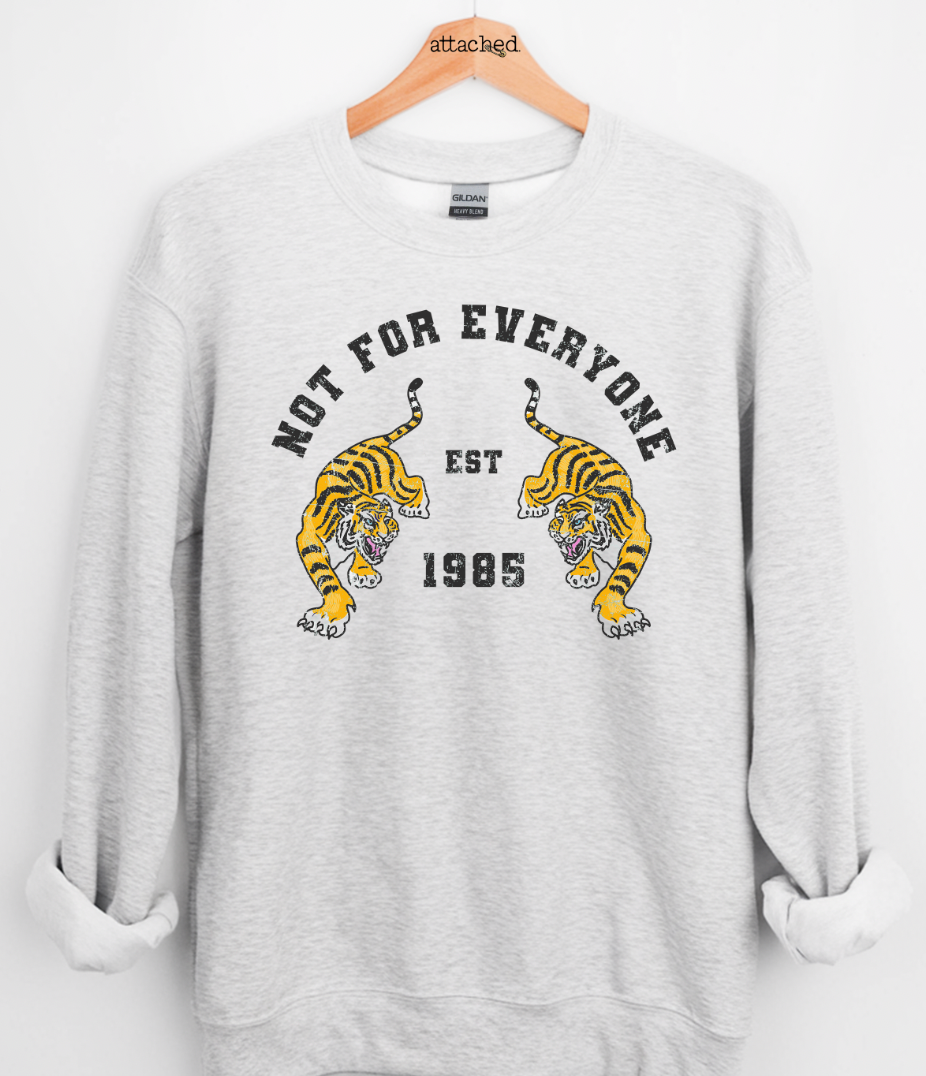 Tigers Not For Everyone Graphic Top