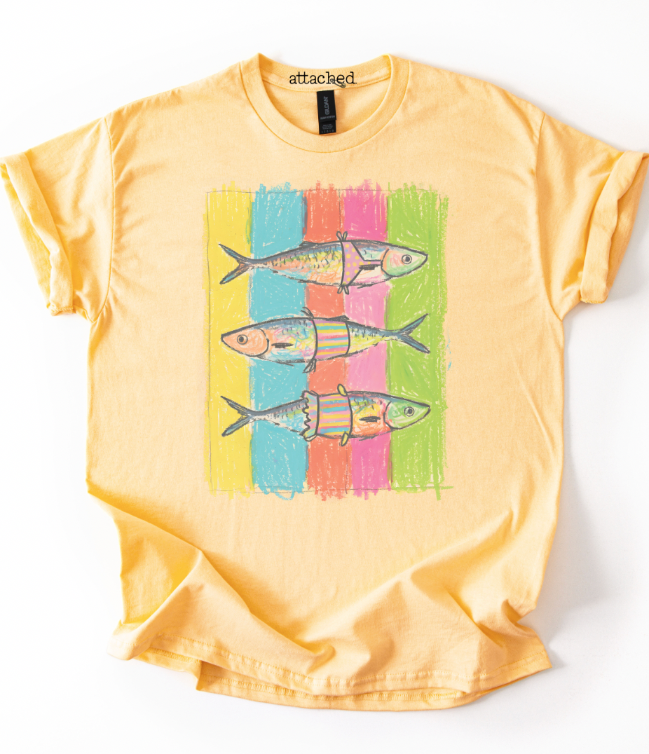 Bikini Sardines Graphic Top