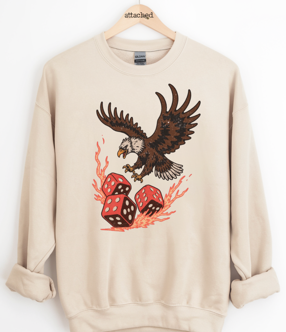 Eagle Dice Graphic Top