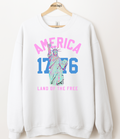 America Liberty Graphic Top
