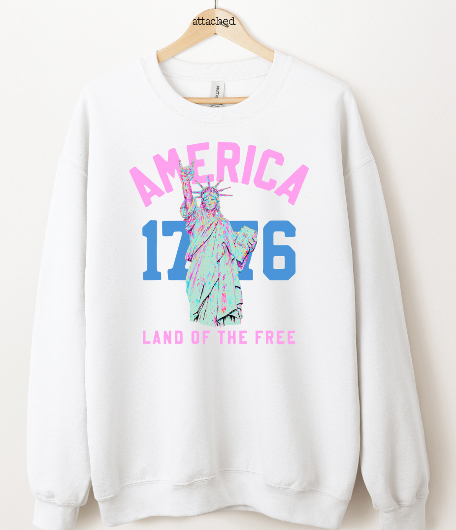 America Liberty Graphic Top