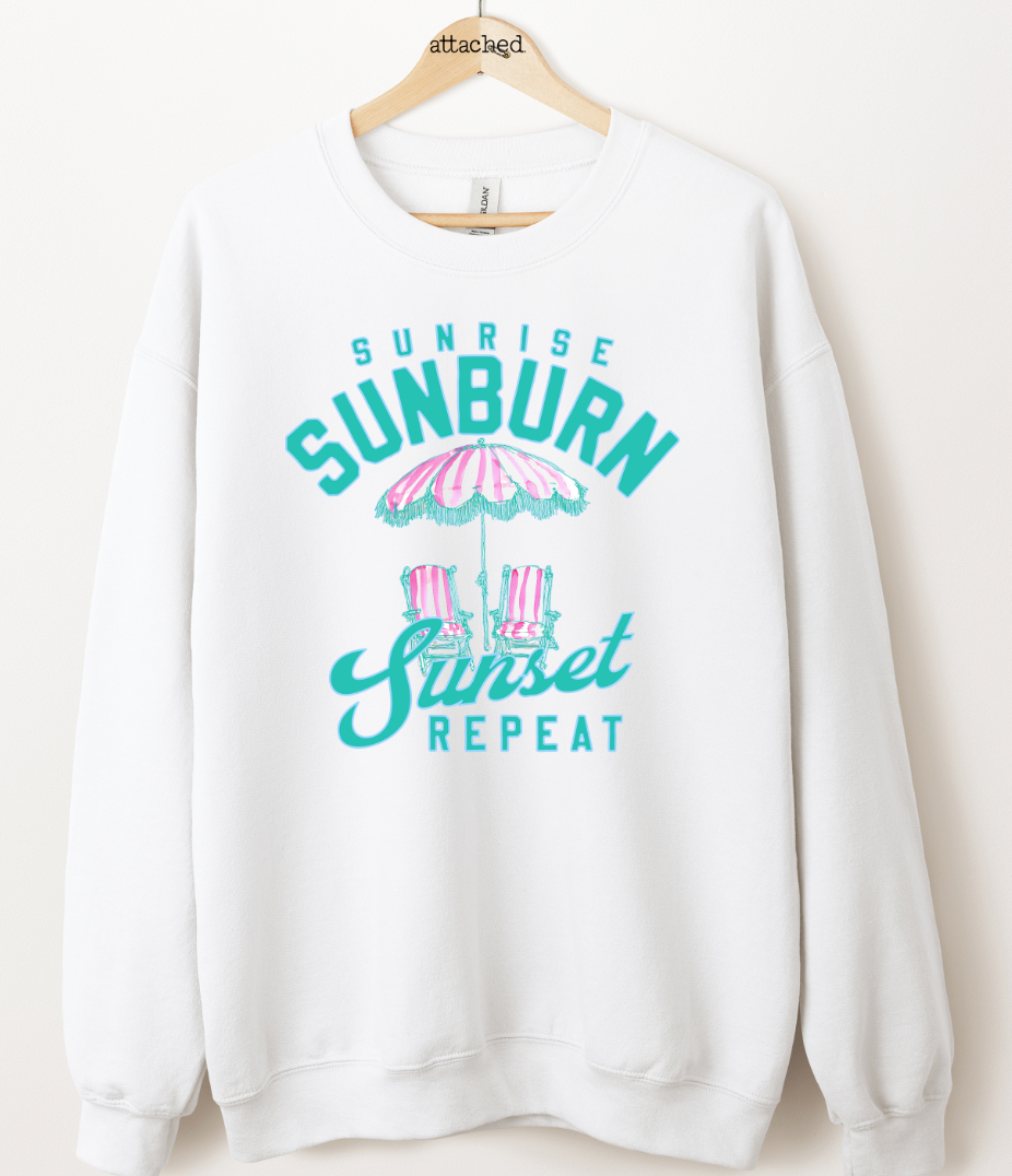 Sunburn Repeat Graphic Top