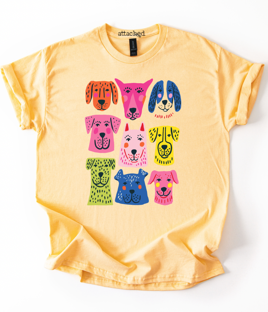 Funky Dogs Graphic Top