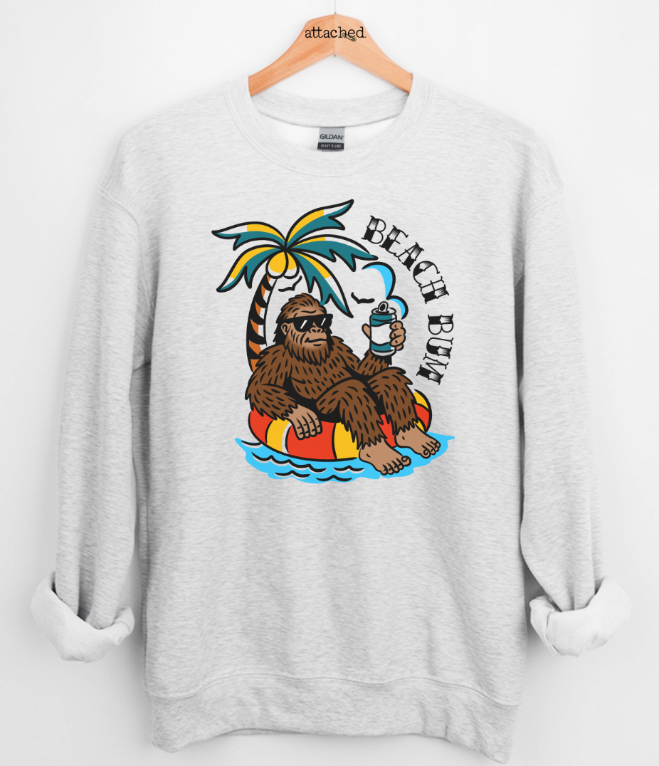 Beach Bum Squatch Graphic Top