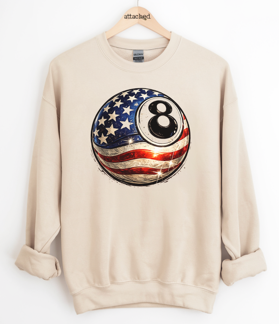 Americana 8 Ball Graphic Top
