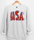 USA Stars Graphic Top