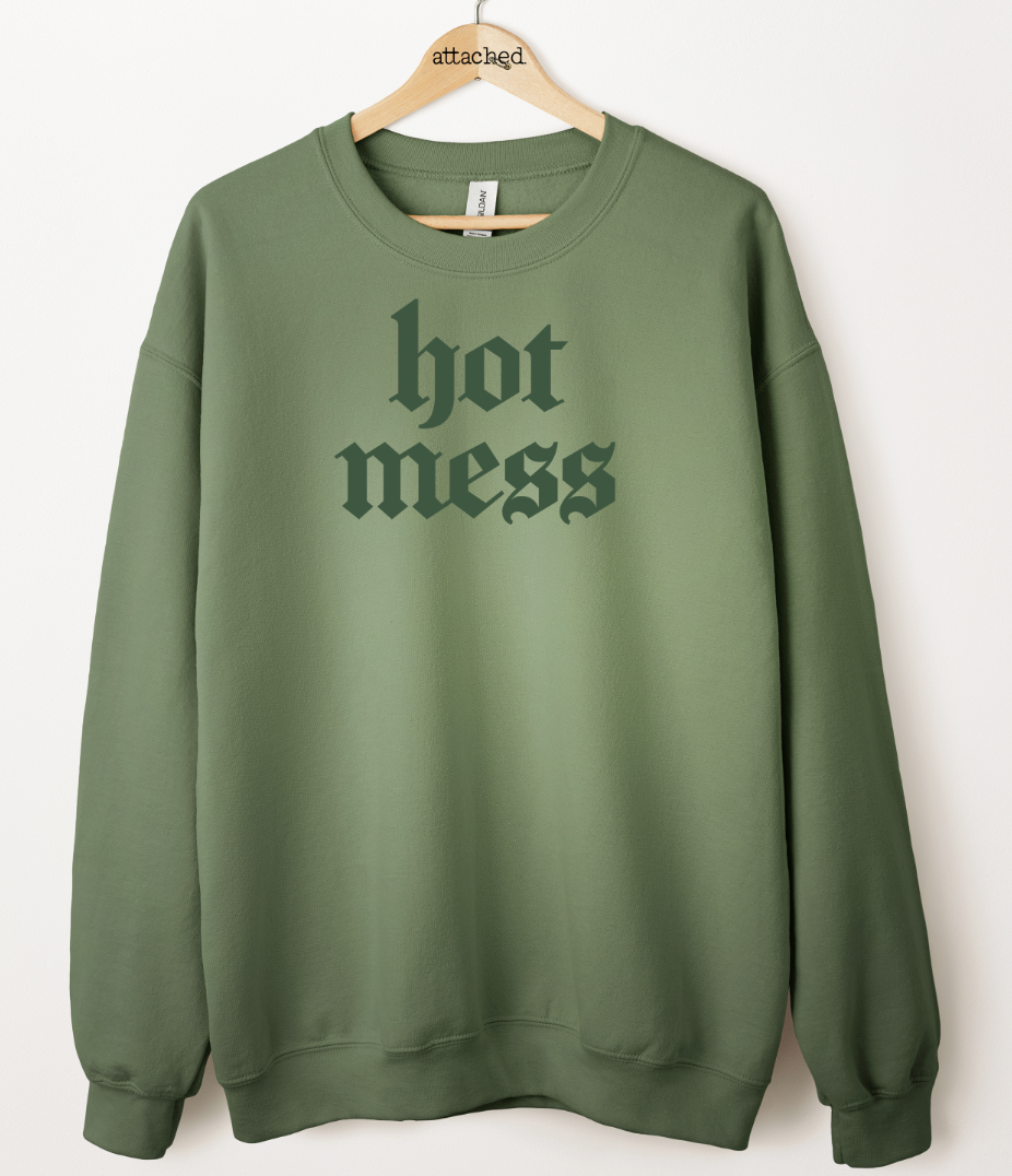 Hot Mess Color On Color Graphic Top