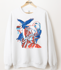 Americana Collage Graphic Top