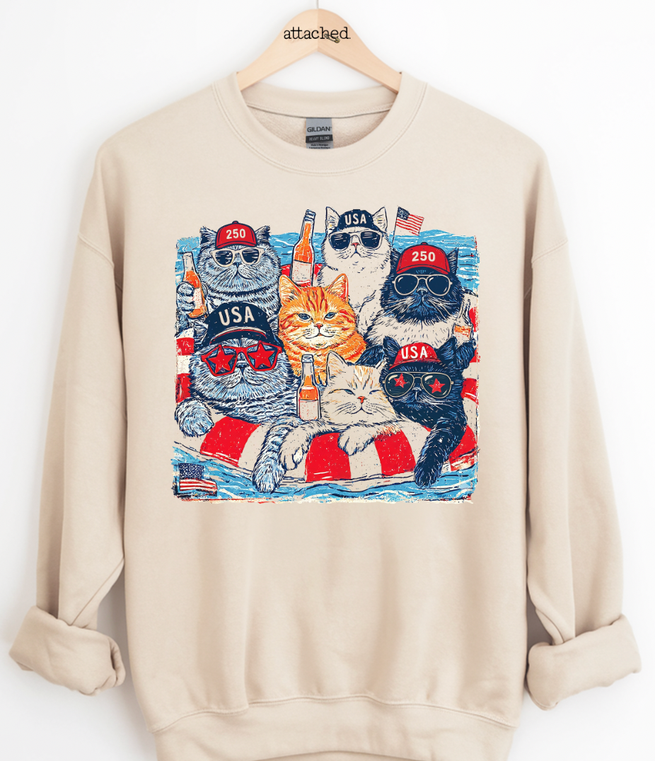 USA Cats Graphic Top