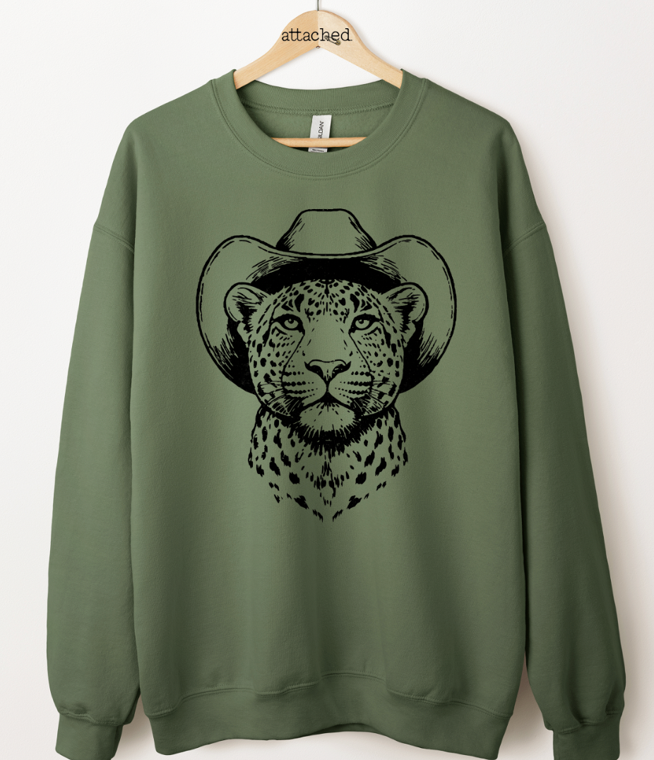 Western Leopard Graphic Top