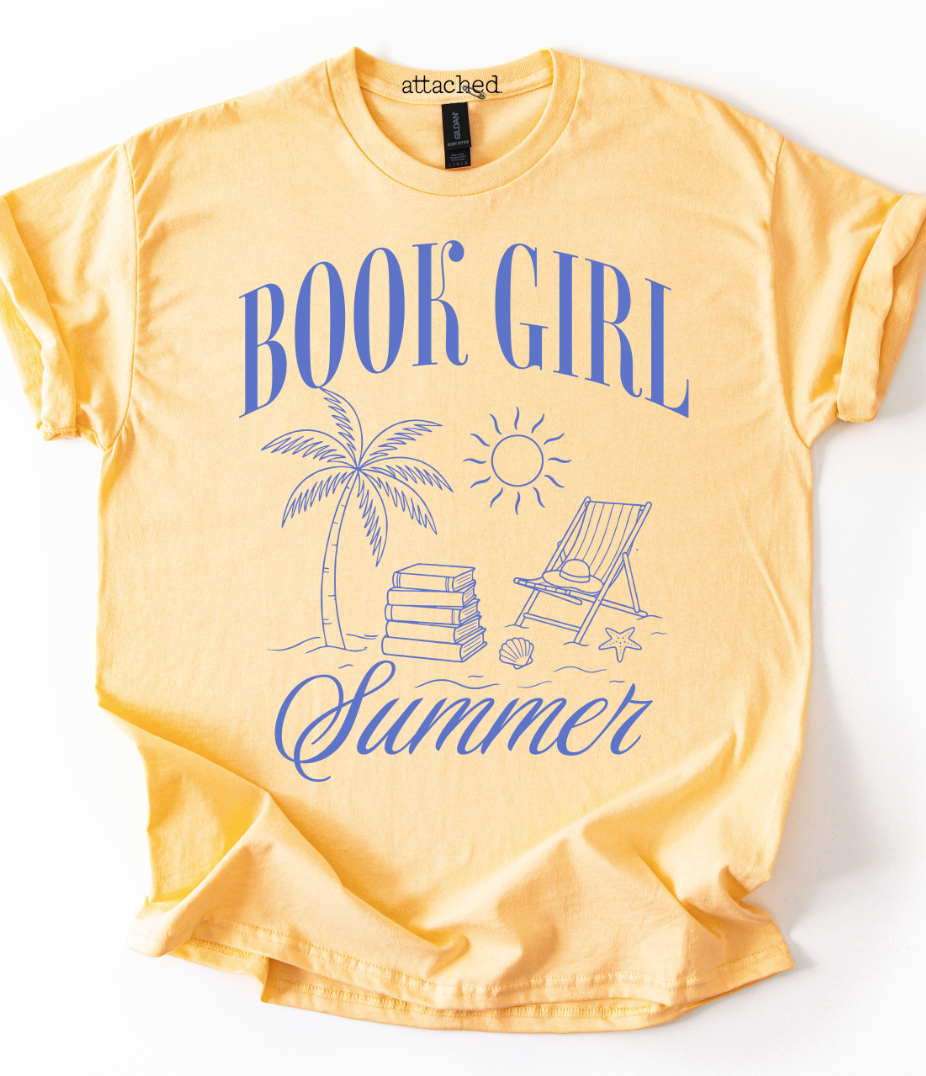 Book Girl Summer Graphic Top