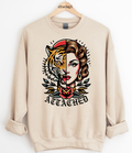 Attached Tiger Lady Graphic Top