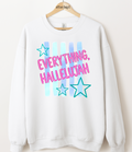 Everything Hallelujah Stripes Graphic Top