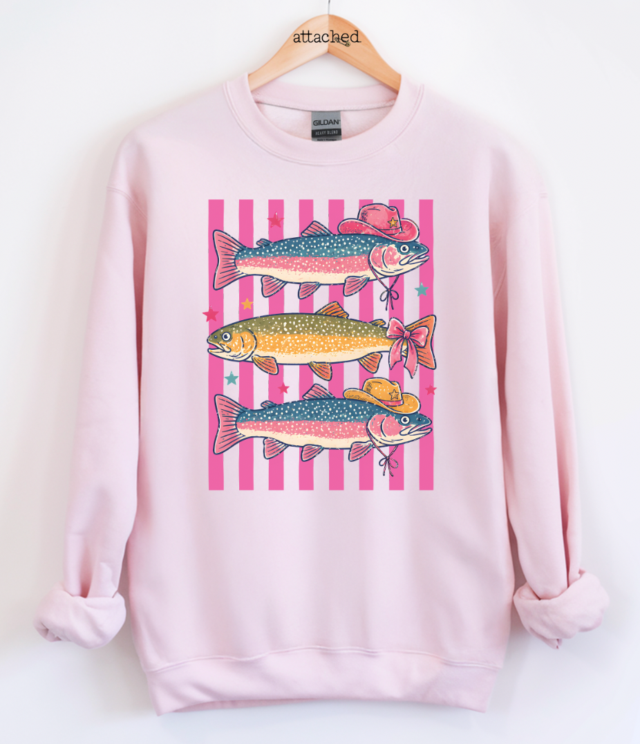 Cowboy Hat Fish Graphic Top