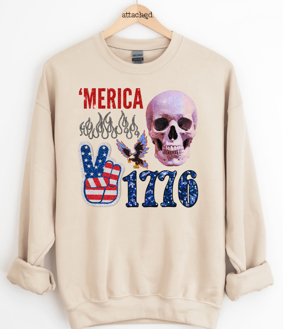 Merica Vibes Graphic Top