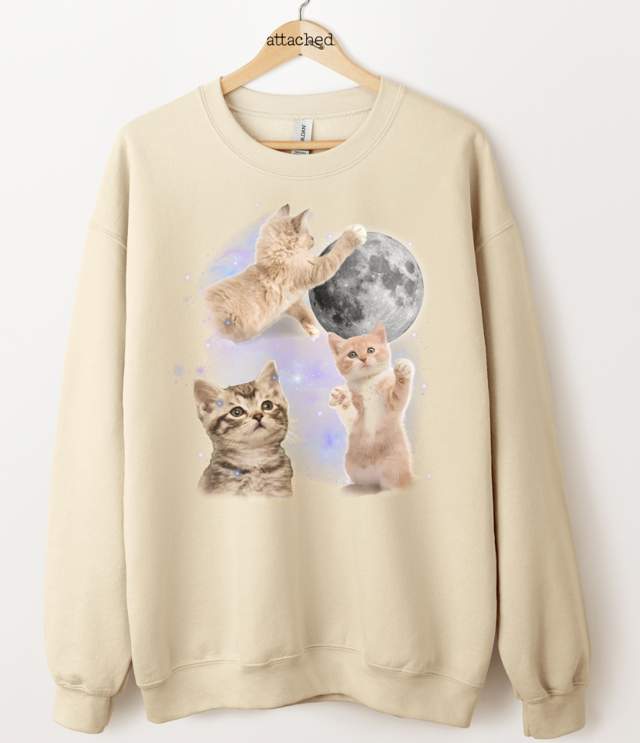 Moon Cats Graphic Top